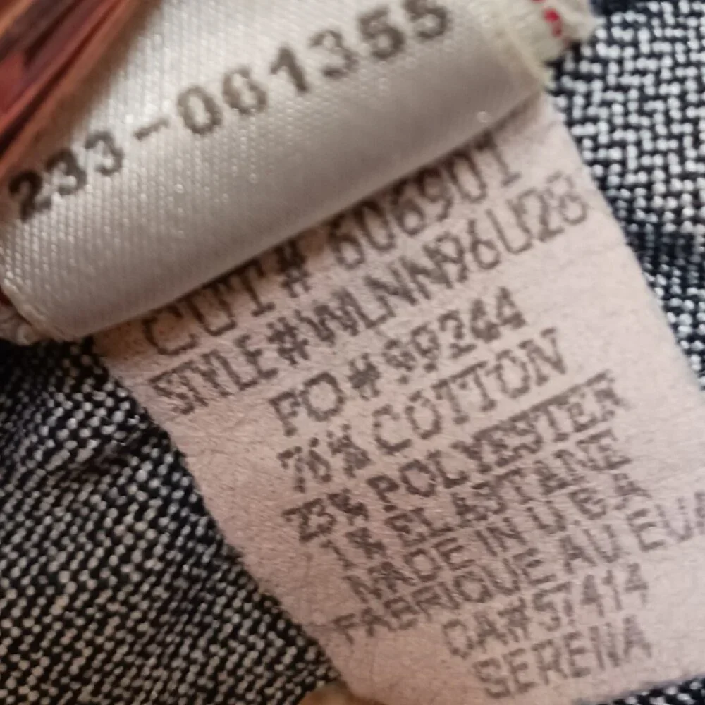 True Religion Serena Y2K Glitter Jeans Size 27 Dark Wash Skinny Made in USA - Picture 13 of 14